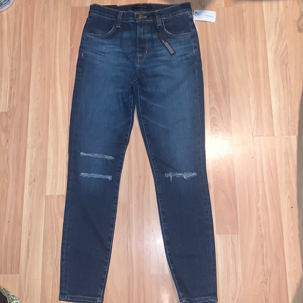 J Brand | High Rise Crop Skinny Size 27 in arcade Havoc - Picture 2 of 8